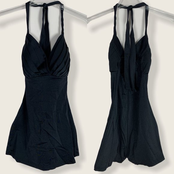 Pinup Couture Other - Pinup Couture Swimsuit Black Halter One Piece Bath